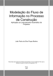 Modelação do Fluxo de Informação no Processo de Construção