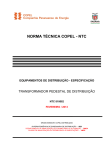 norma técnica copel - ntc equipamentos de distribuição