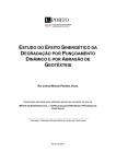 estudo do efeito sinerg&eacute;tico da degrada&ccedil;&atilde;o por pun&ccedil;oamento