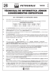 TARDE - PROVA 20 - TECNICO DE INFROMÁTICA JÚNIOR.pmd