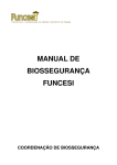 MANUAL DE BIOSSEGURANÇA FUNCESI