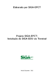 SIGA-EDU - Manual de Instalação via Terminal