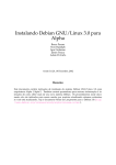 Instalando Debian GNU/Linux 3.0 para Alpha