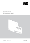 Manual de instala&ccedil;&atilde;o - 485 Data Module Type B