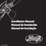 Installation Manual Manual de Instalación Manual de Instalação