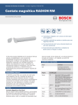 Contato magnético RADION RM