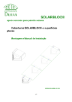 1.4. Montagem âncoras suporte Solarbloc® para fixar painéis solares