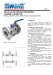 Manual VET - Flange Classe 150