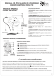 MANUAL DE INSTALAÇÃO E USO DO CONTROLE