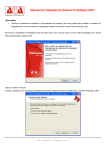 Manual de Instalação do Sistema Podológico 2007