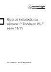 Guia de instalação da câmara IP TruVision Wi