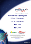 XT 74 IP - centrais digistar e intelbras.