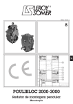 Leroy-Somer Poulibloc 2000-3000 - Maintenance