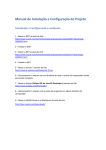 Manual de Instalação e Configuração do Projeto