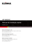 HP-6002AC Manual de instalação rápida