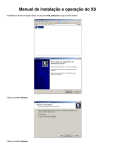 Manual de instalação e operação do X9