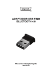 ADAPTADOR USB FINO BLUETOOTH 4.0