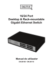 16/24 Port Desktop & Rack-mountable Gigabit Ethernet Switch