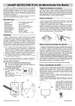 JA-60P DETECTOR P.I.R. de Movimento Via R&aacute;dio