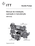 Manual de instalação, operação e manutenção