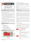 Manual de instalação e operação VOLTÍMETRO