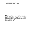 Manual de Instalação dos Repetidores Compactos da Série 2X