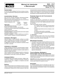 Manual de Instala&ccedil;&atilde;o e Manuten&ccedil;&atilde;o