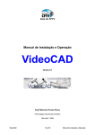 Manual de Instala&ccedil;&atilde;o e Opera&ccedil;&atilde;o VideoCAD