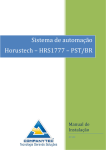 Sistema de automação Horustech – HRS1777 – PST/BR