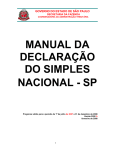 manual da declaração do simples nacional