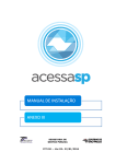 Manual de Instalação - Acessa São Paulo