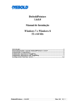 DieboldPrinters 1.6.0.0 Manual de Instalação Windows 7 e Windows