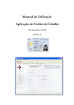 Manual de Utiliza&ccedil;&atilde;o Aplica&ccedil;&atilde;o do Cart&atilde;o de Cidad&atilde;o