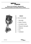 V&aacute;lvulas Atuadas Com Pist&atilde;o PF51G e PF61G
