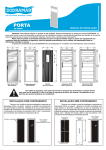 Manual Portas de saunas