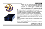 MANUAL DE INSTALA&Ccedil;&Atilde;O E OPERA&Ccedil;&Atilde;O