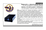 MANUAL DE INSTALAÇÃO E OPERAÇÃO