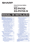 XG-PH70X/70X-N SETUP MANUAL (PT)