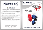 manual de instala&ccedil;&atilde;o - BETTA HIDROTURBINAS