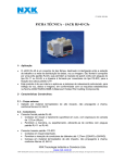 JACK RJ-45 C5e - NXK Tecnologia