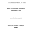 Manual de instala&ccedil;&atilde;o e configura&ccedil;&atilde;o