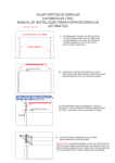 Manual de Instalação para Porta de enrolar aumotática