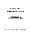 IDS DCR-2130T Receptor Digital Terrestre Manual de Instalação e