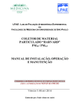 COLETOR DE MATERIAL PARTICULADO &ldquo;HARVARD&rdquo; PM10 / PM
