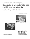 Manual de Instalação, Operação e Manutenção dos Periféricos para