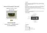 Manual de Instalação e Operação