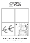 X20 – 30 – 36 AC GEARLESS