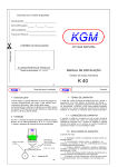 MANUAL DE INSTALAÇÃO