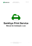 Sankhya Print Service Manual de instalação e uso