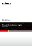 BR-6478AC Manual de instalação rápida